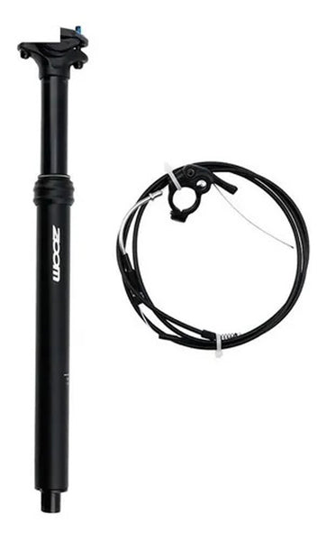 ZOOM SPD-803 Dropper Seat Post Internal Cable 31.6 Diameter 125mm Travel Adjustable Height via Thumb Remote Lever -