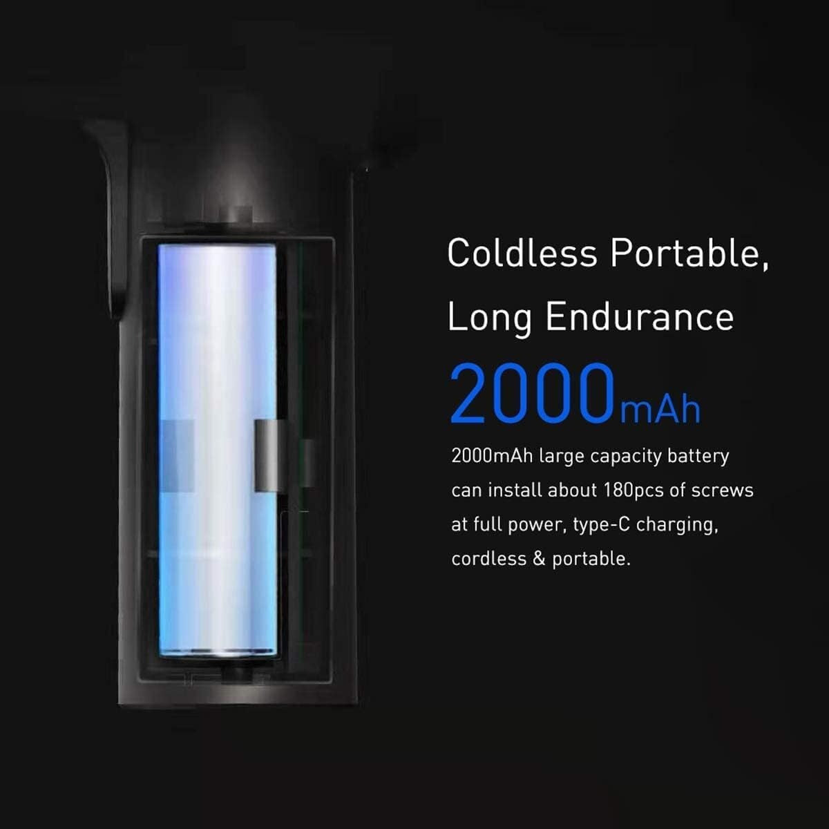 Xiaomi Mijia Cordless Rechargeable Screwdriver 3.6V 2000mAh Li-ion 5N.m Electric Screwdriver With 12Pcs S2 Screw Bits Tristar Online