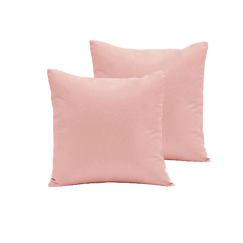 Pair of Polyester Cotton European Pillowcases Coral Tristar Online