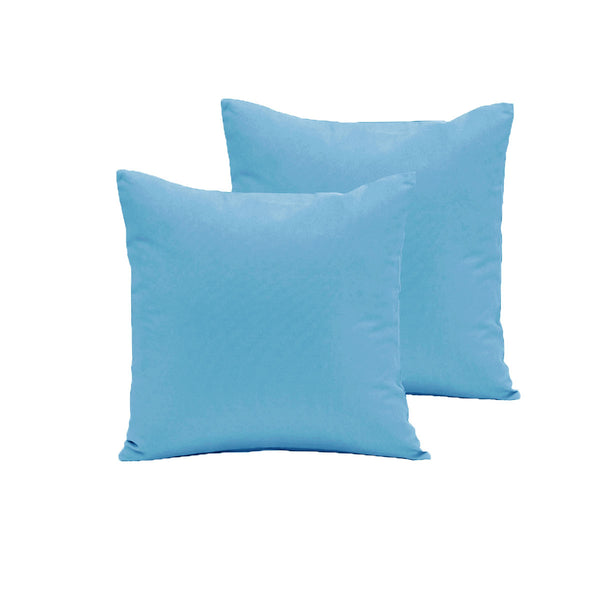 Pair of Polyester Cotton European Pillowcases Sky Tristar Online