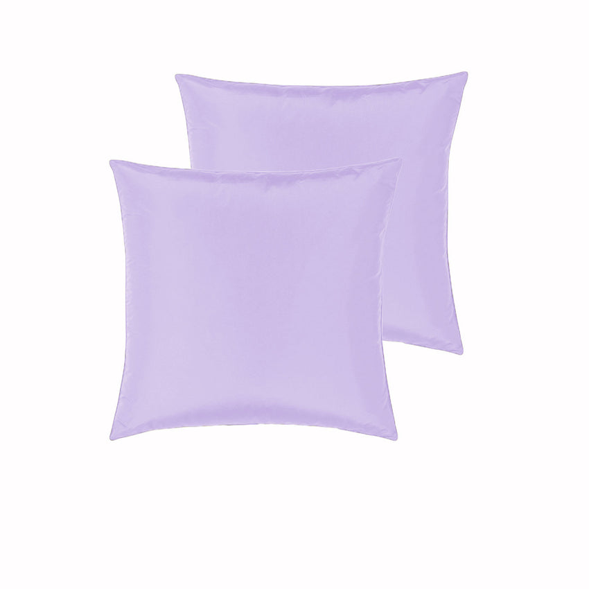 PepperMIll Satin European Pillowcases ( Pair ) LILAC Tristar Online