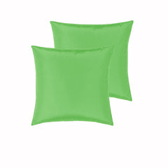 PepperMIll Satin European Pillowcases ( Pair ) LIME Tristar Online