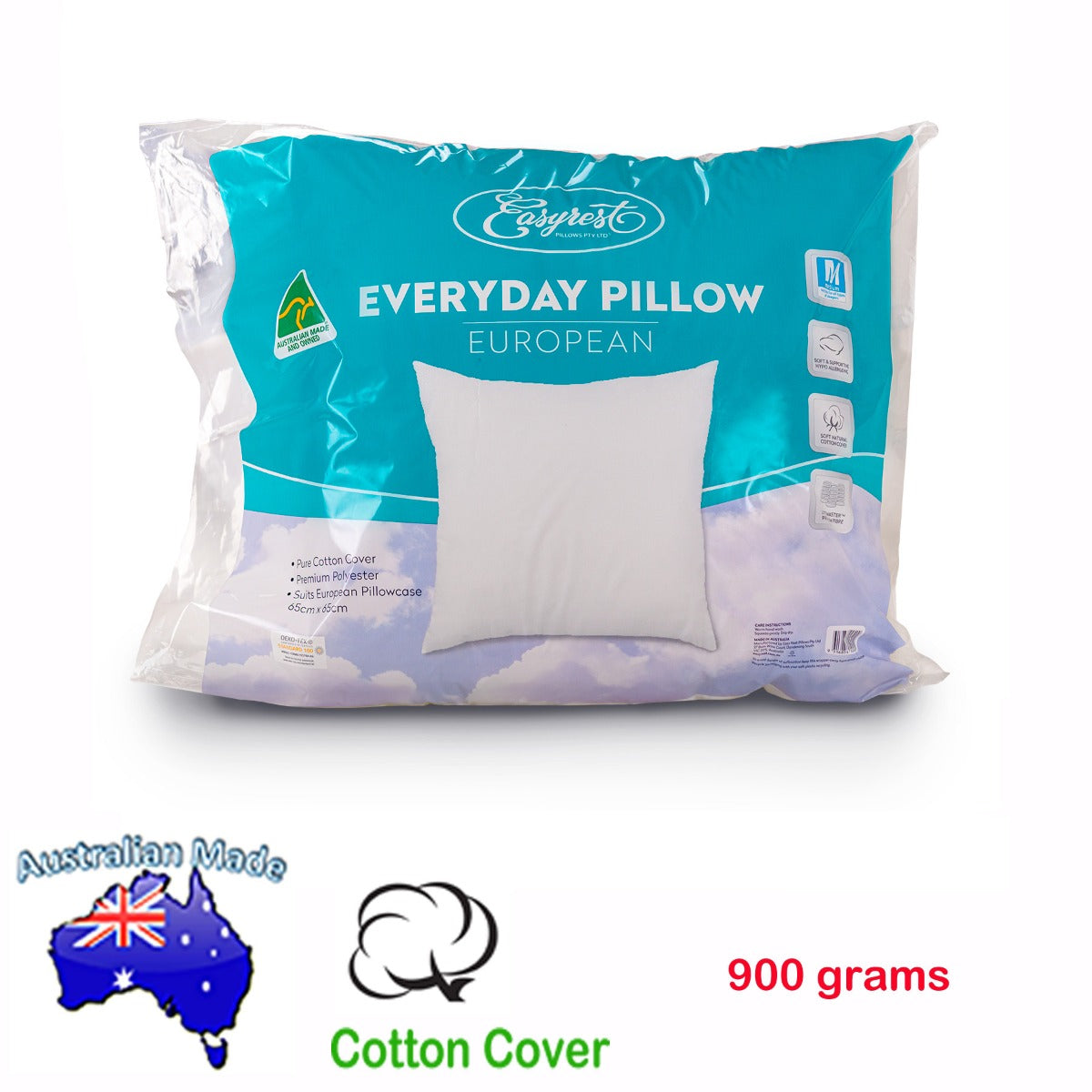 Easyrest Australian Made Everyday European Pillow Tristar Online