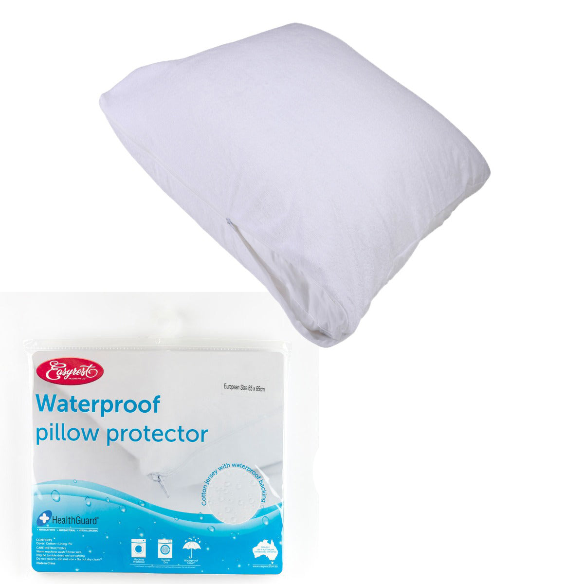 Easyrest Cotton Jersey Waterproof European Pillow Protector Tristar Online