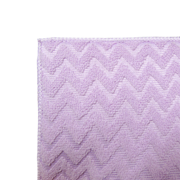 Set of 2 Microfibre Chevron Dish Drying Mats Lilac Tristar Online