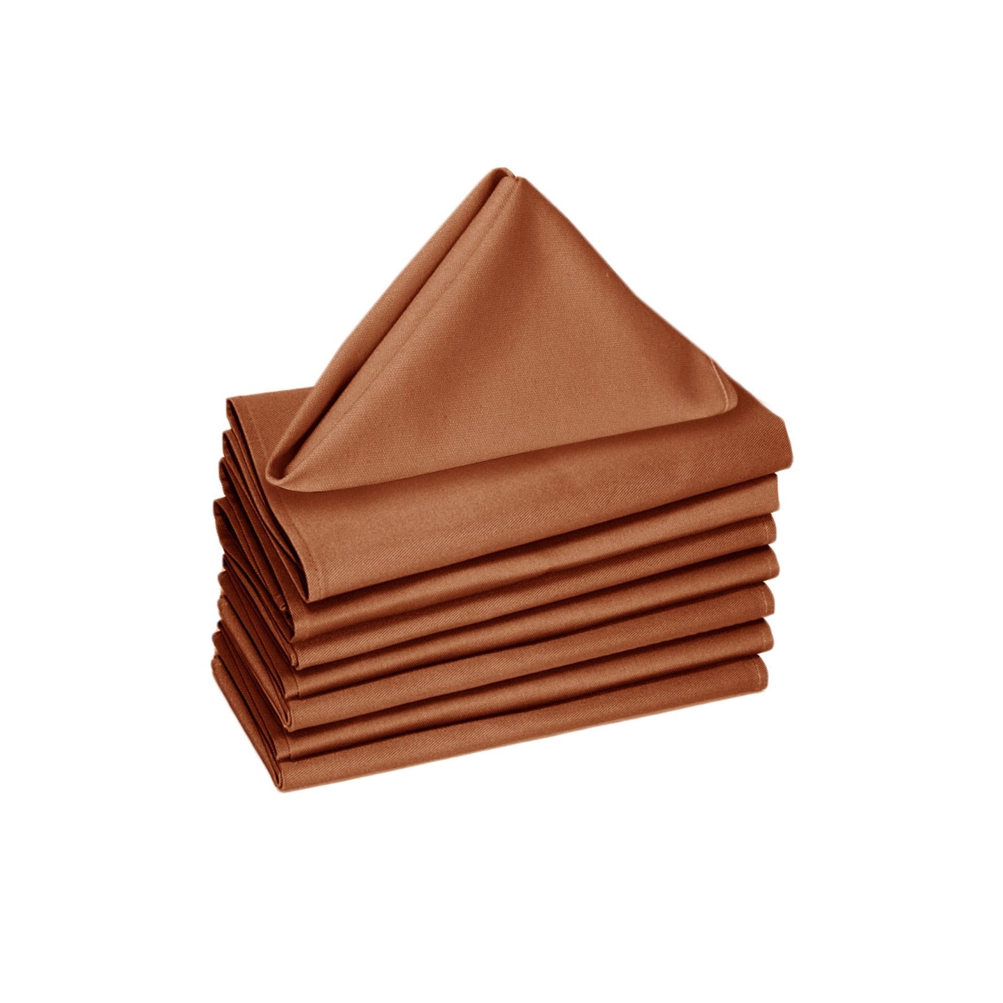 Hoydu Set of 8 Cotton Napkins Copper Tristar Online