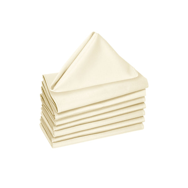 Hoydu Set of 8 Cotton Napkins Ivory Tristar Online