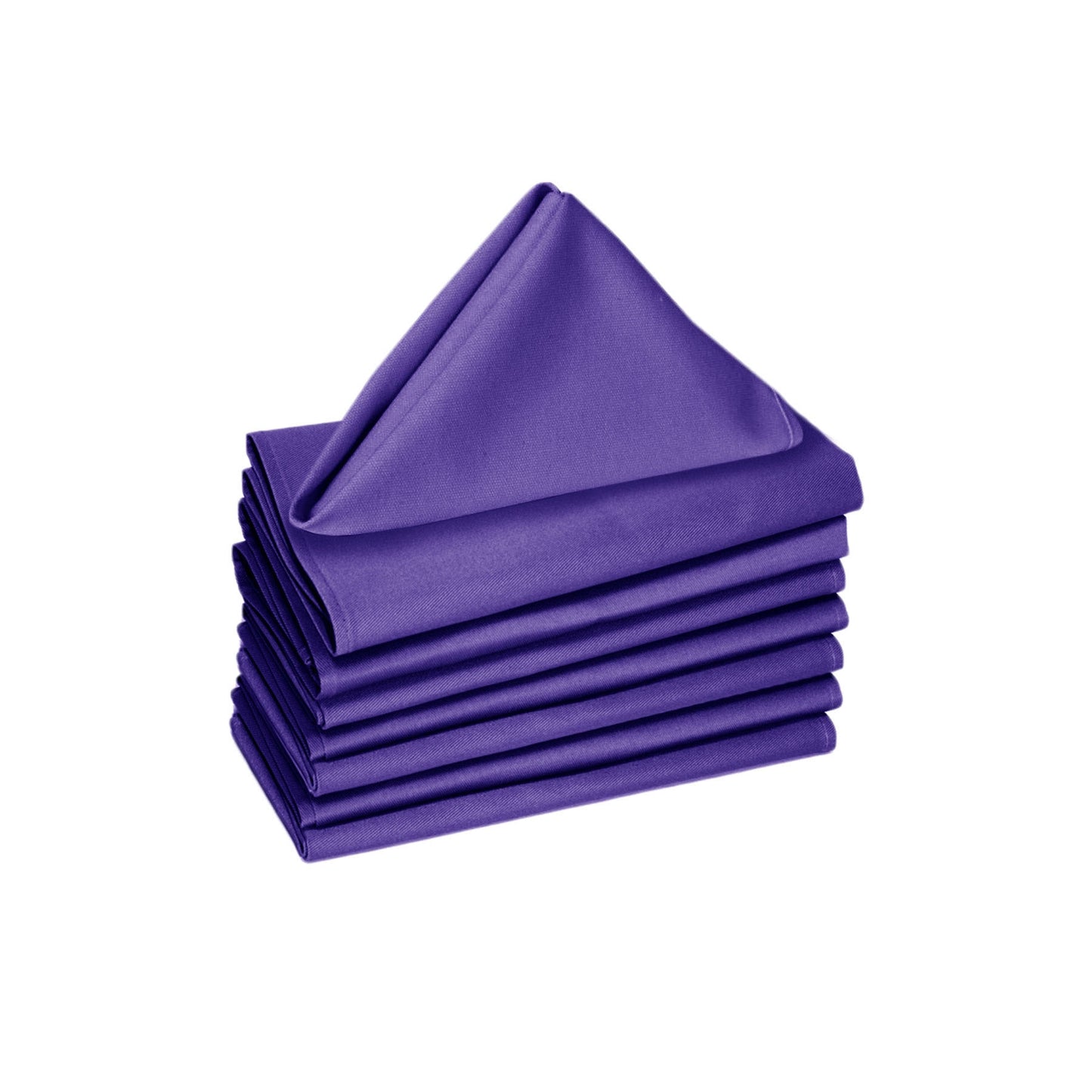 Hoydu Set of 8 Cotton Napkins Ultra Violet Tristar Online