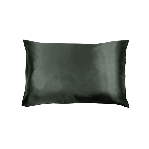 Invitation Satin Standard Pillowcase Charcoal Tristar Online