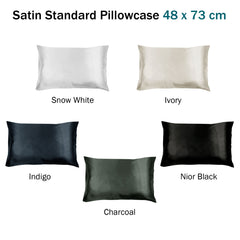 Invitation Satin Standard Pillowcase Indigo Tristar Online