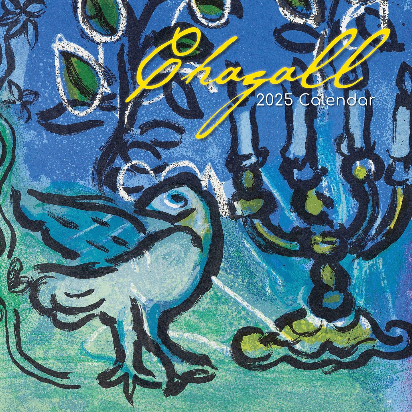 Chagall - 2025 Square Wall Calendar Arts 16 Months Premium Planner Gift Tristar Online