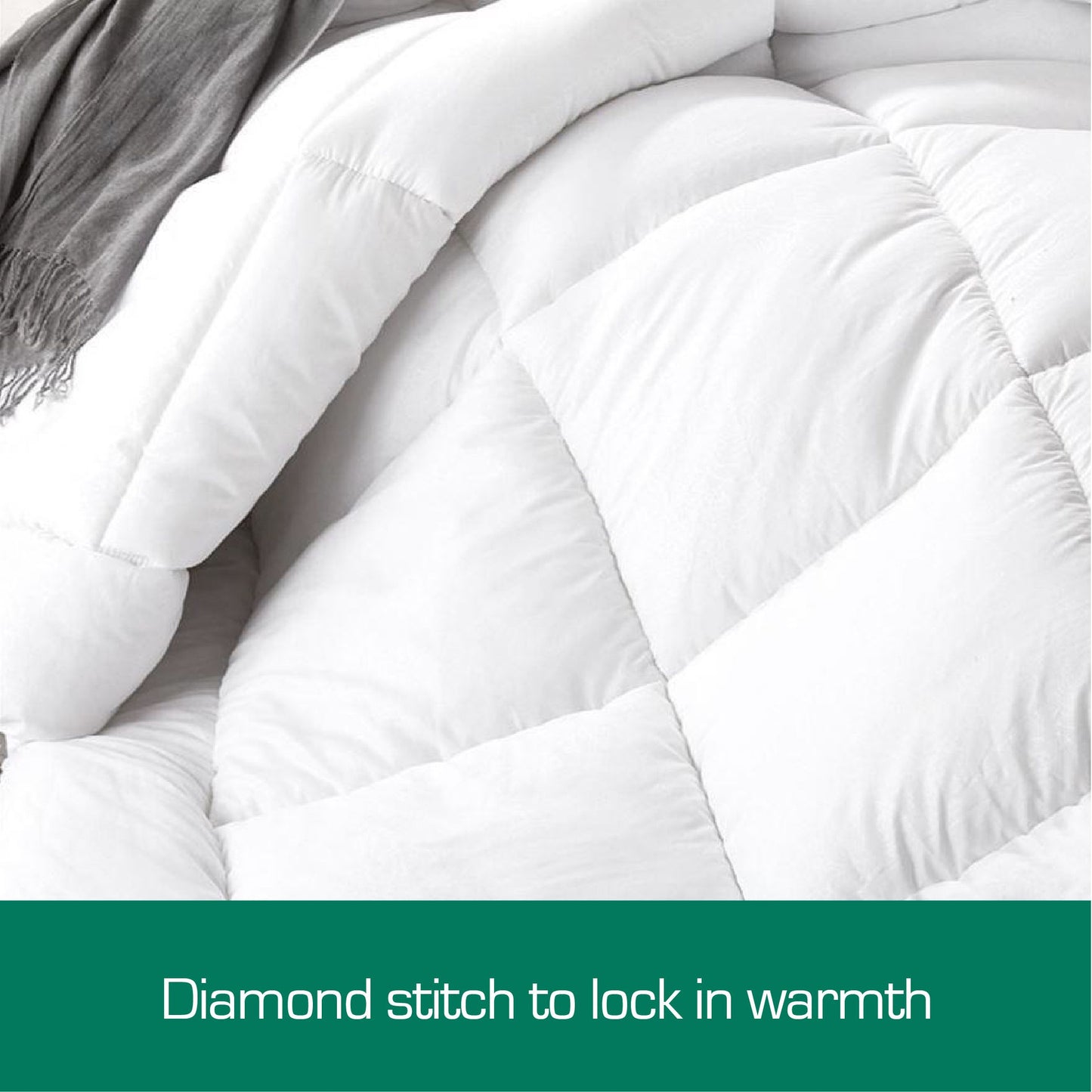Woolcomfort Aus Made Merino Wool Quilt 700GSM 180x210cm Double Size
