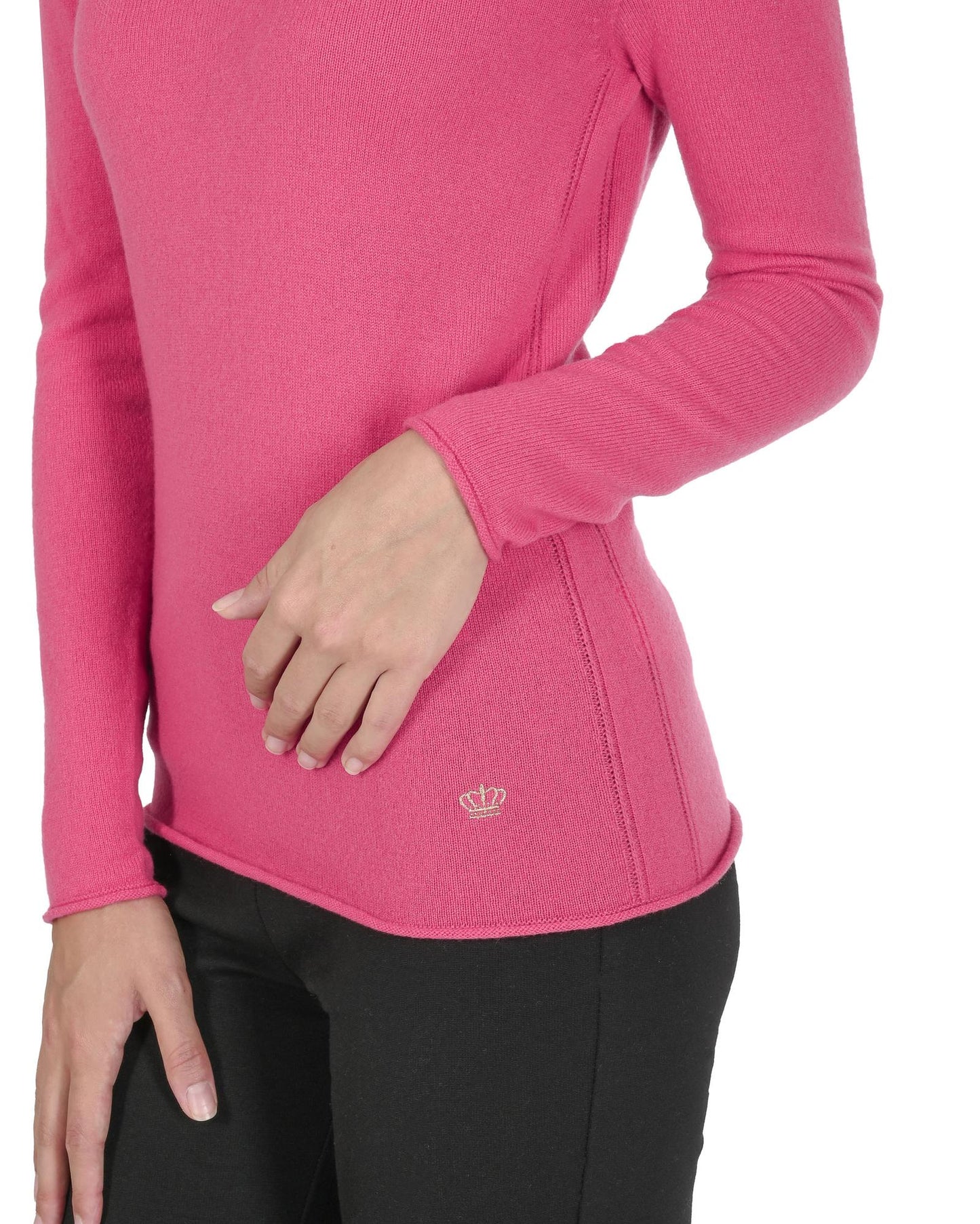 Cashmere Womens V Neck Sweater - 40 EU