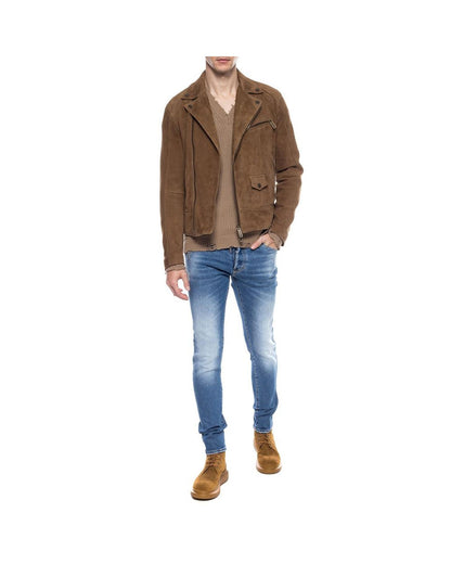 Distressed Cool Guy Jeans with Tapered Legs 48 IT Men