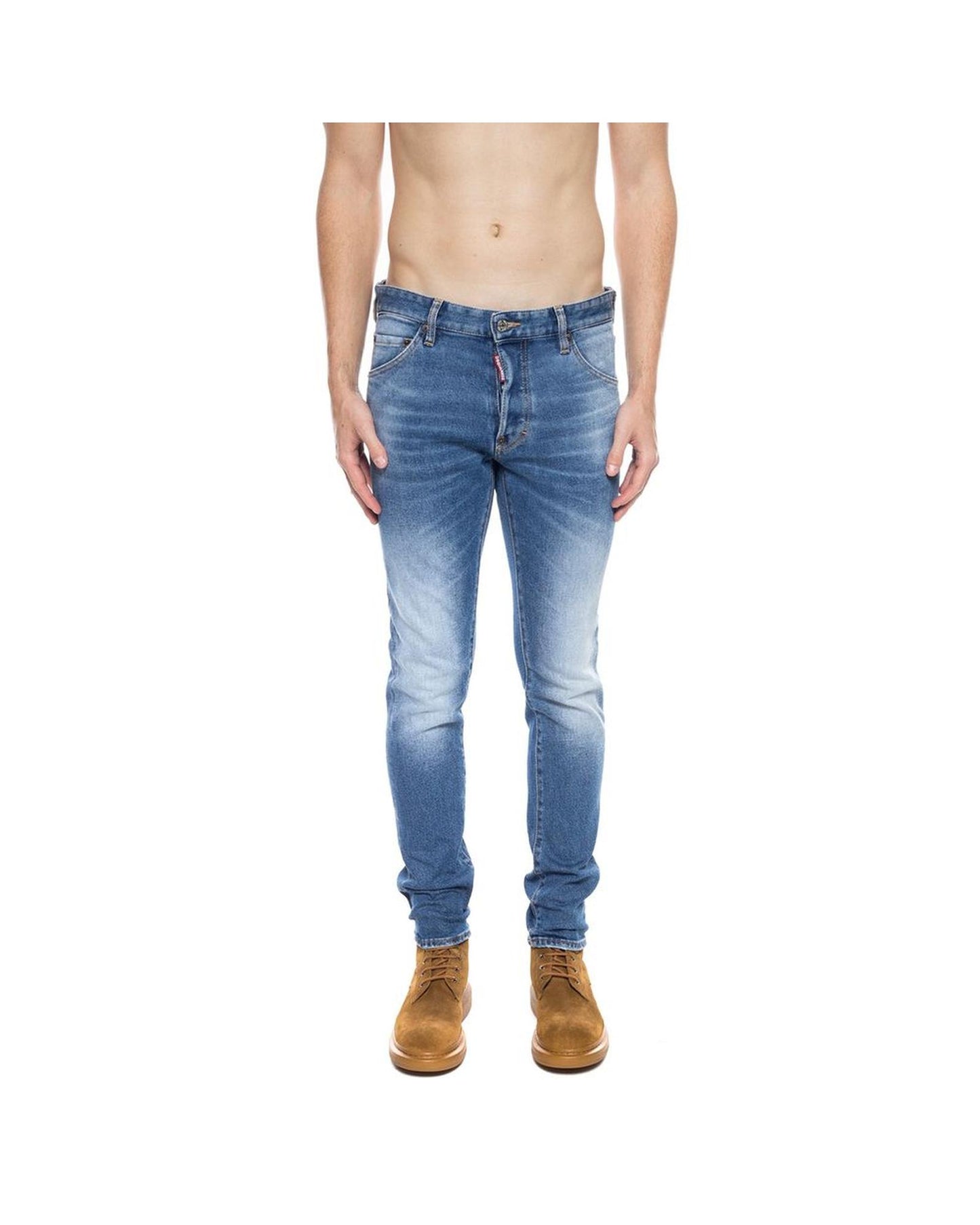 Distressed Cool Guy Jeans with Tapered Legs 52 IT Men
