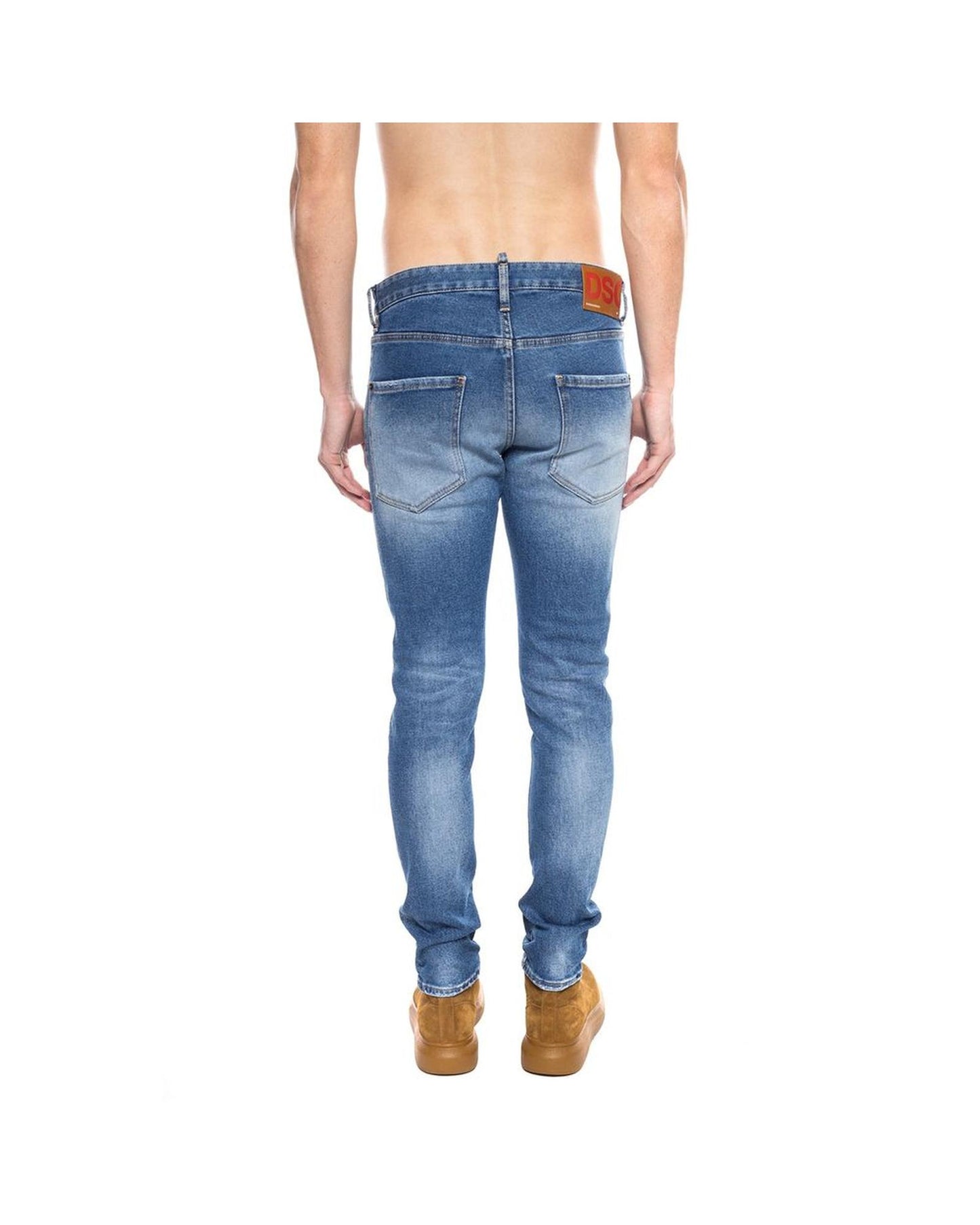 Distressed Cool Guy Jeans with Tapered Legs 52 IT Men