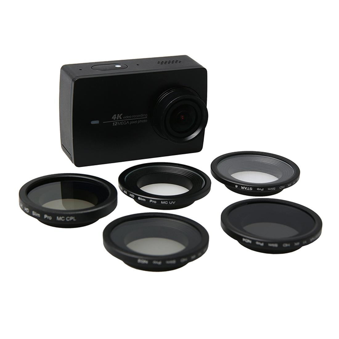 34mm Pro Lens Filter for Xiaomi Xiaoyi Yi Ii 4k Action Camera - Cpl Uv Nd4 Nd2 Star 6 Tristar Online