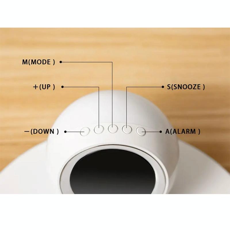 15W Rotatable Night Light Fast Charger Wheat - White Tristar Online