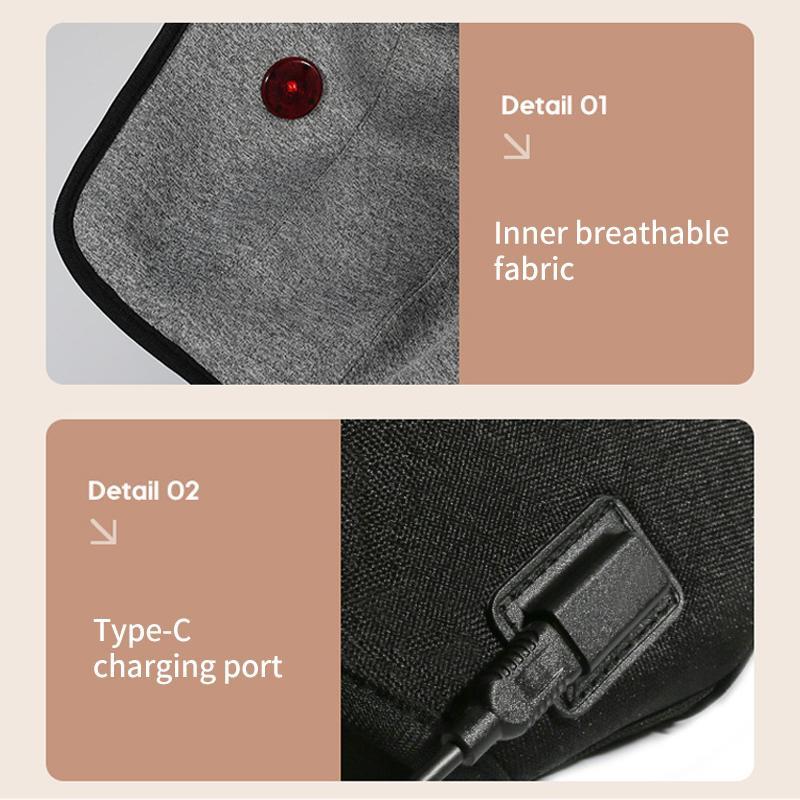 Rechargeable Heating Knee Massager Dual Joint Pad Wg-Jb-704 - Single Tristar Online