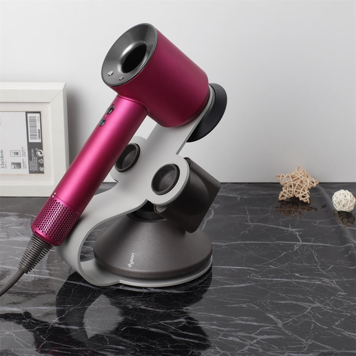 Universal Hair Dryer Stand No Drilling Silver Tristar Online