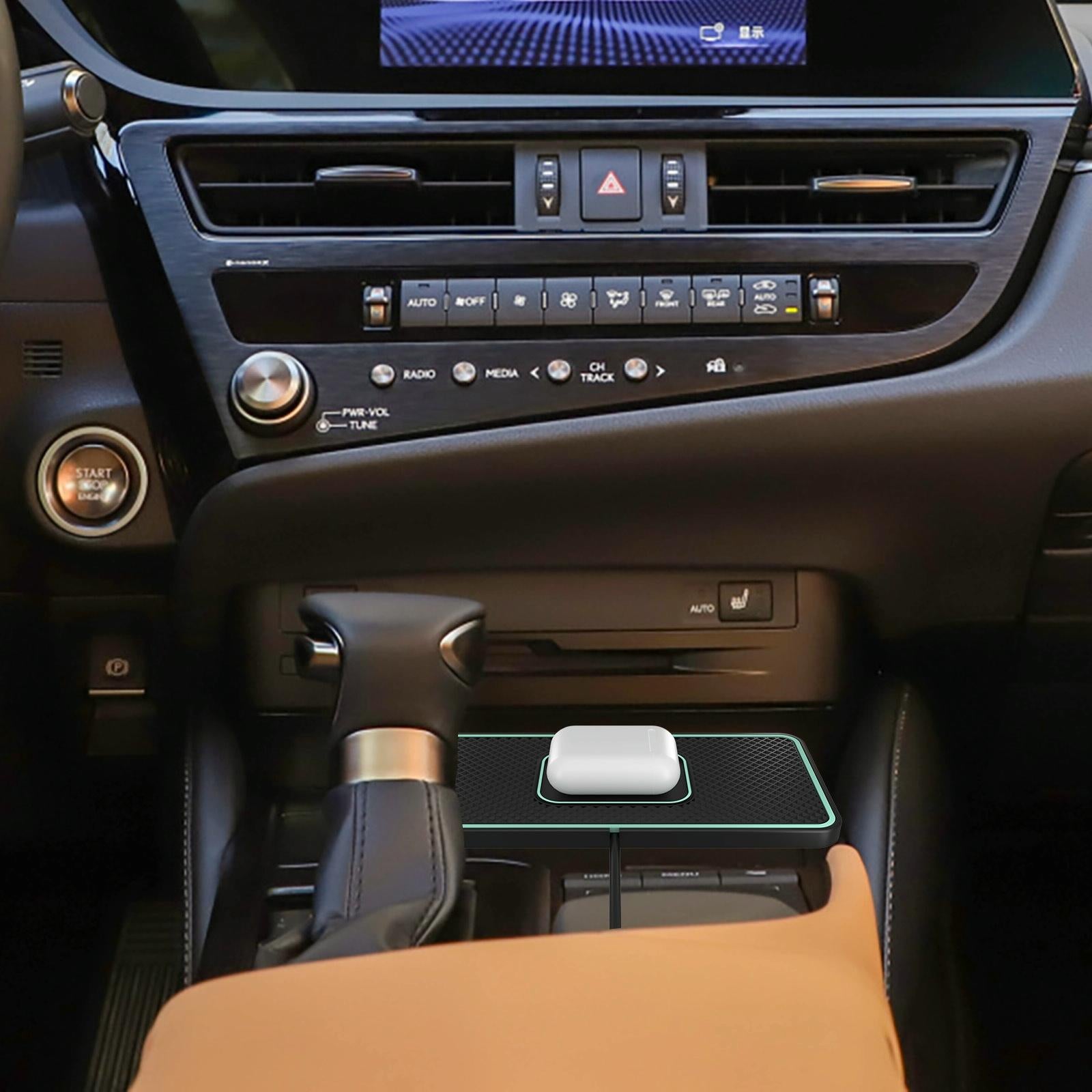 Wireless Car Charger with Anti-slip Pad for Airpods / Iphone - 15w Tristar Online