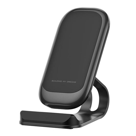 15W Multifunctional Wireless Charger With Stand Black Tristar Online