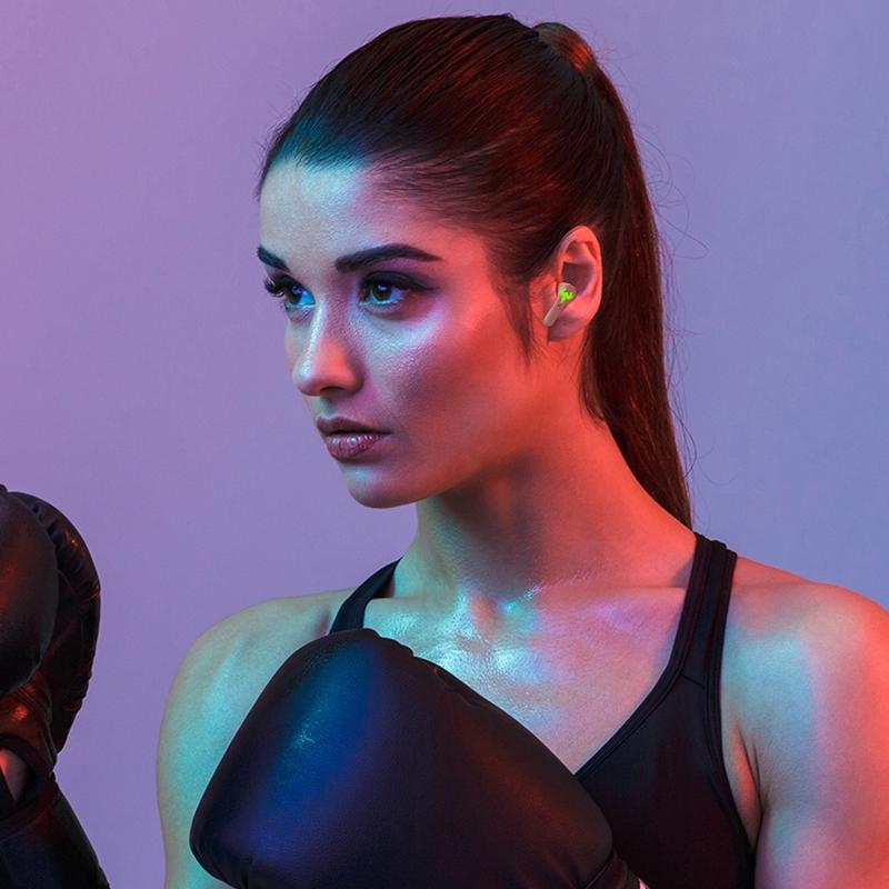 Low Latency Wireless Bluetooth Game Earphones with Colourful Lights - Digital Display Tristar Online