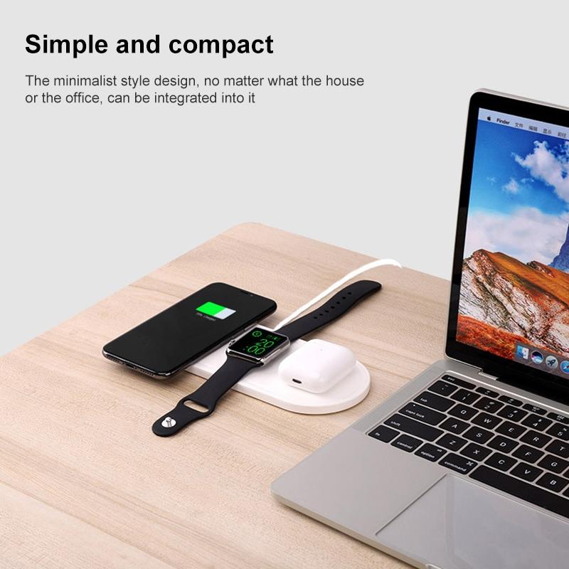 3 In 1 10W Wireless Charger For Iphones Iwatch Airpods Tristar Online