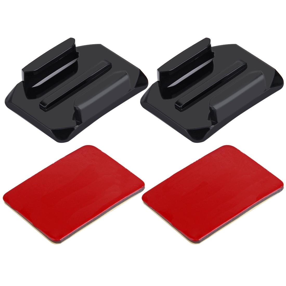 2 Curved Surface Mounts + Adhesive Stickers for Action Cameras - Jaws Flex Clamp Mount Tristar Online