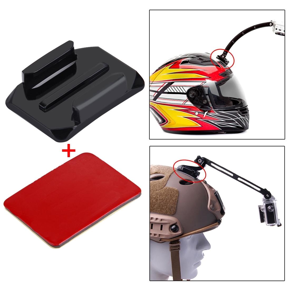 2 Curved Surface Mounts + Adhesive Stickers for Action Cameras - Jaws Flex Clamp Mount Tristar Online