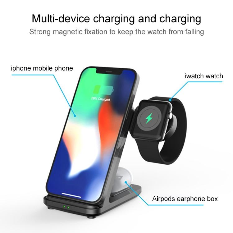 3 In 1 15W Wireless Charging Station Tristar Online
