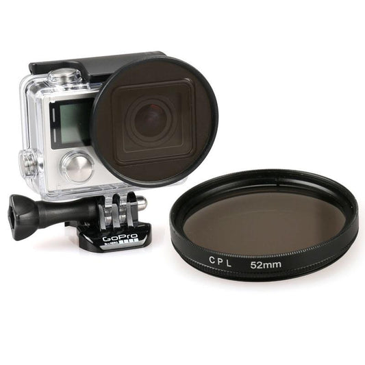 52mm Round Filter for Gopro Hero 4 / 3 and Xiaoyi Sport Cameras Tristar Online