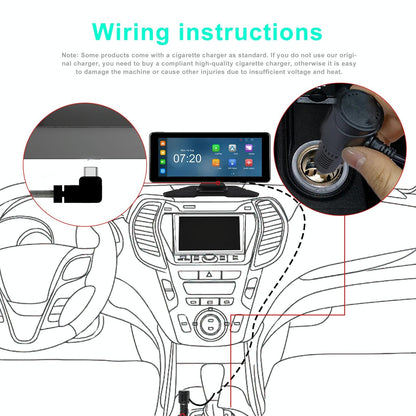 6.86 Inch 4K Dvr Smart Screen Player - Compact & High-Resolution - Standard + 64G Memory Card Tristar Online