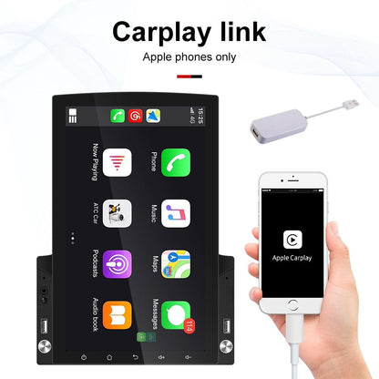 9.7 Inch Vertical Screen Android Car Mp5 Player With Hd 2.5D Glass Standard + 4 Lights Camera Tristar Online