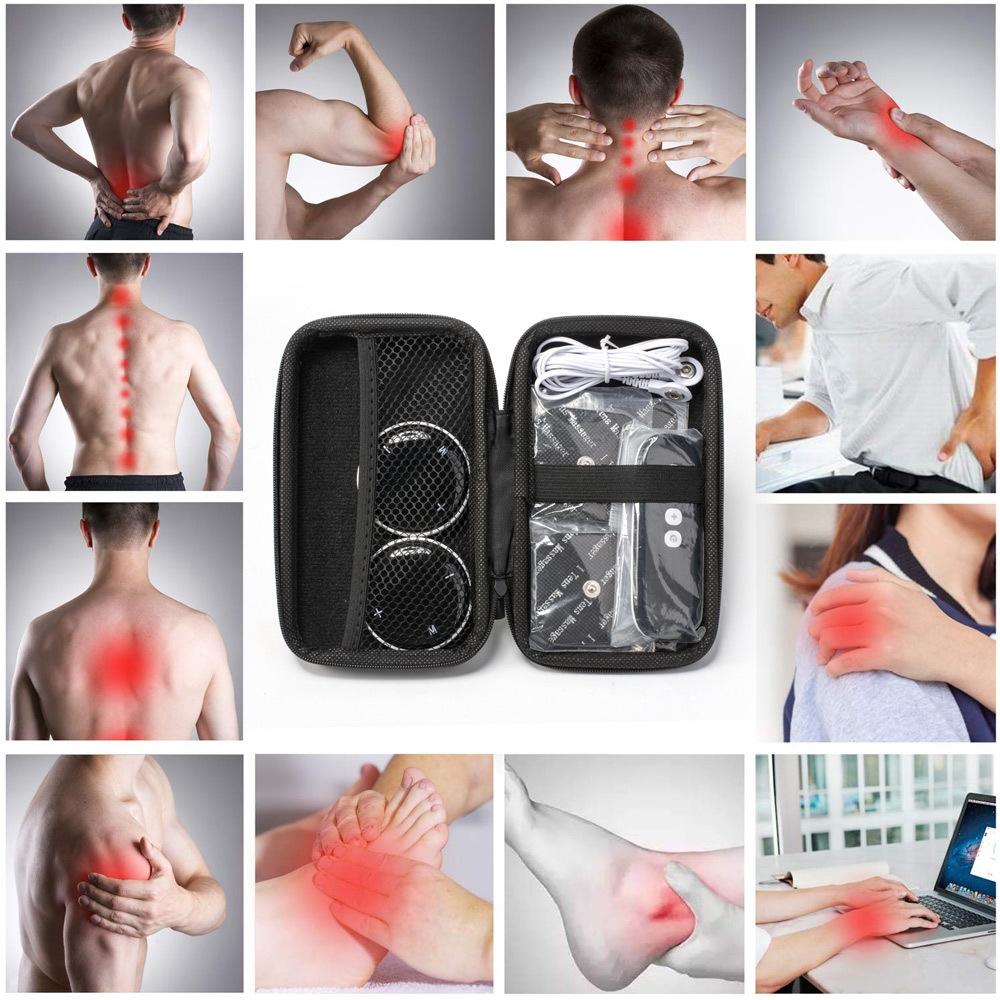 Ems Cervical Massager Patch Full Body Pulse Therapy - Double Host With Remote Tristar Online
