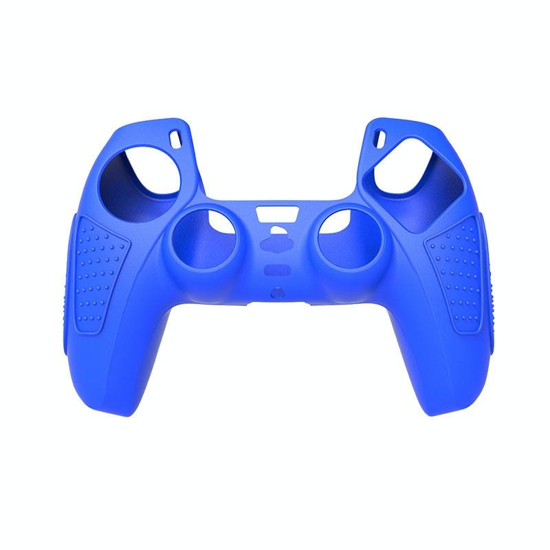 Black Silicone Protective Case for Ps5 Gamepad - Anti-skid Cover - Blue Tristar Online
