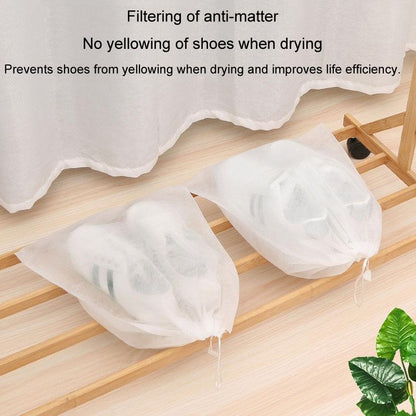 Thickened Non Woven Shoe Storage Bag Portable & Sunscreen - 50Pcs /Pack 32X38Cm Middle Tristar Online