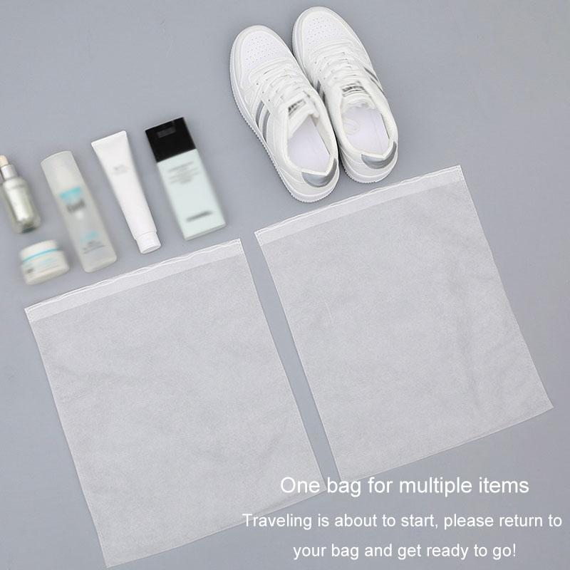 Thickened Non Woven Shoe Storage Bag Portable & Sunscreen - 50Pcs /Pack 32X38Cm Middle Tristar Online