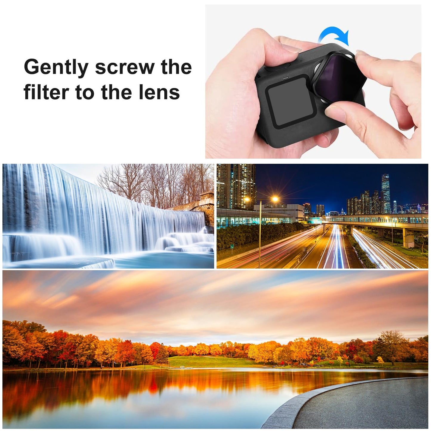 Action Camera Lens Filter for Gopro Hero12/11/10/9 Tristar Online