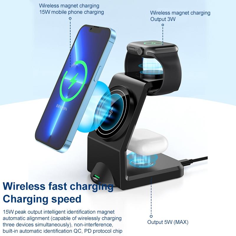 Multi Function Magnetic Wireless Charger Tristar Online