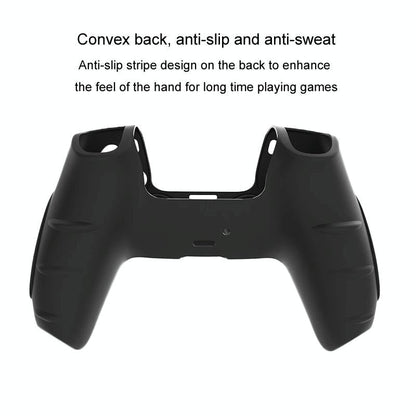 Black Silicone Protective Case for Ps5 Gamepad - Anti-skid Cover - Black Tristar Online