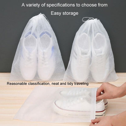 Thickened Non Woven Shoe Storage Bag Portable & Sunscreen - 50Pcs /Pack 32X48Cm Large Tristar Online