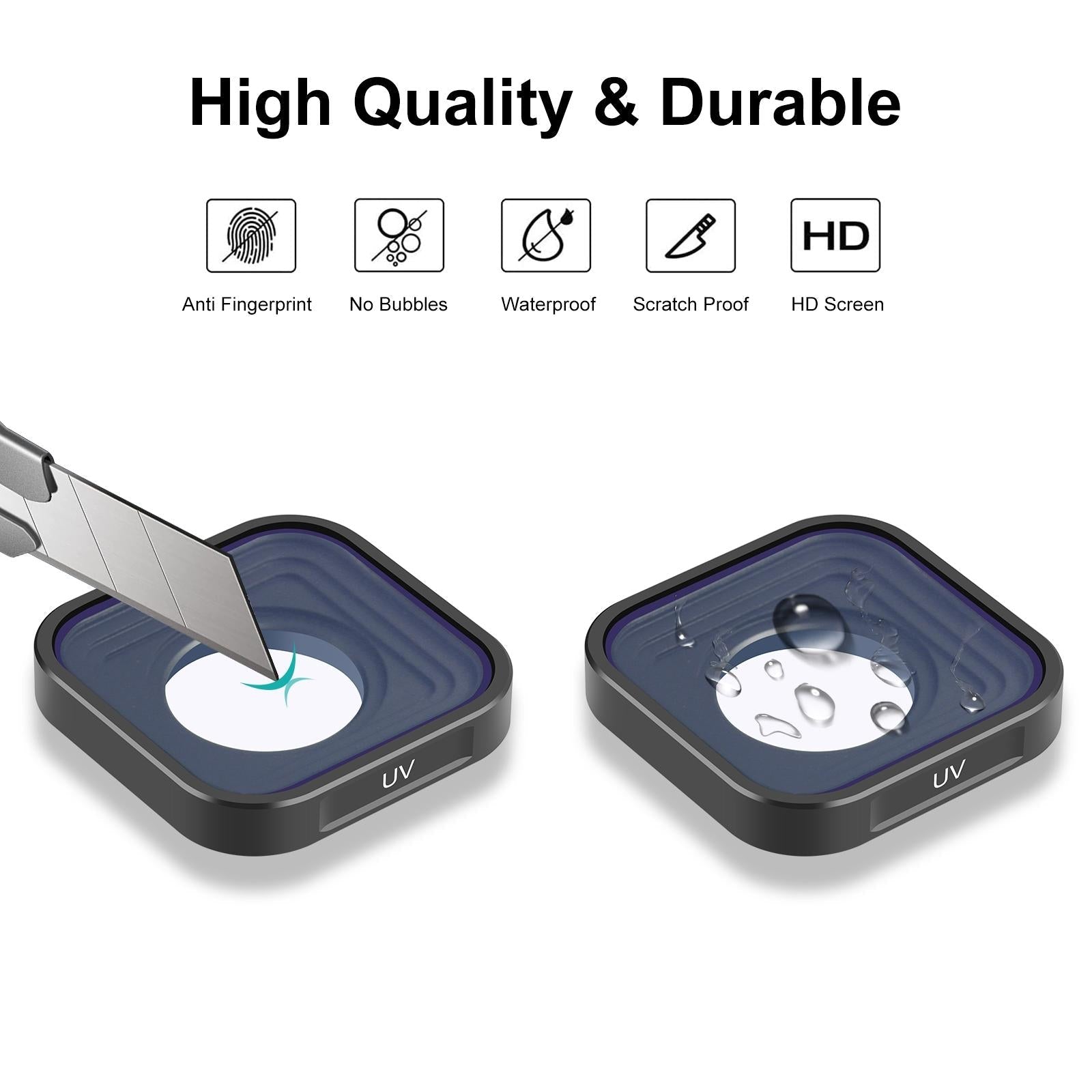 Gopro Action Camera Lens Filter - Compatible with Hero12 / 11 / 10 / 9 Tristar Online