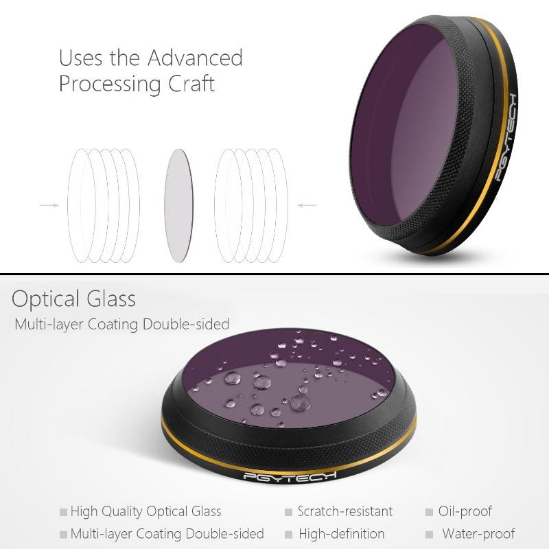 Gold Edge Lens Filter for Dji Inspire 2 / X4s Gimbal Camera Drone Tristar Online