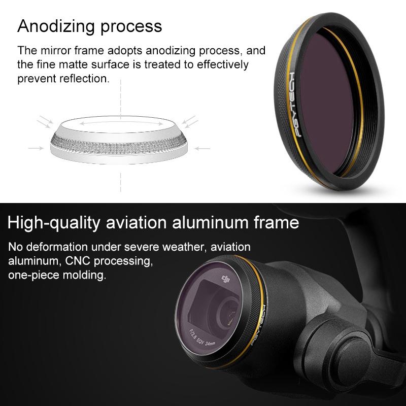 Gold Edge Lens Filter for Dji Inspire 2 / X4s Gimbal Camera Drone Tristar Online
