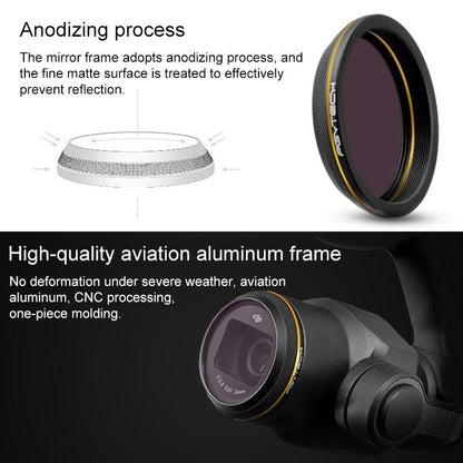 Gold Edge Lens Filter for Dji Inspire 2 / X4s Gimbal Camera Drone Tristar Online