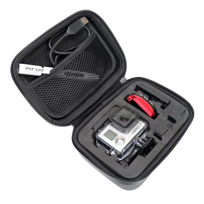 Portable Shockproof Waterproof Travel Case for Action Cameras - Fits Gopro Insta360 Dji - 16cm x 12cm x 7cm Tristar Online