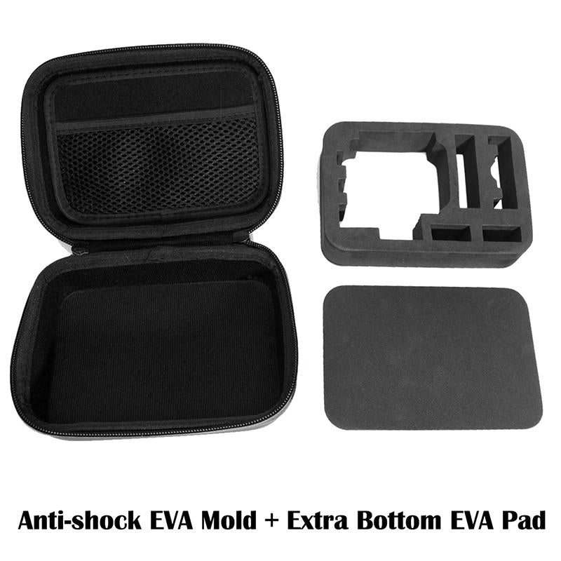 Portable Shockproof Waterproof Travel Case for Action Cameras - Fits Gopro Insta360 Dji - 16cm x 12cm x 7cm Tristar Online