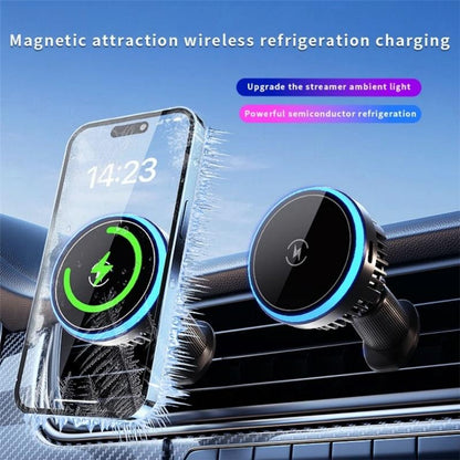 Wireless Car Charger with Rgb Light and Magnetic Air Outlet Tristar Online
