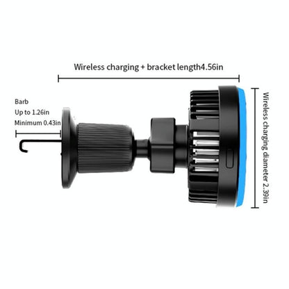 Wireless Car Charger with Rgb Light and Magnetic Air Outlet Tristar Online